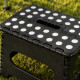 Banqueta plegable 29x22x22 NEGRO