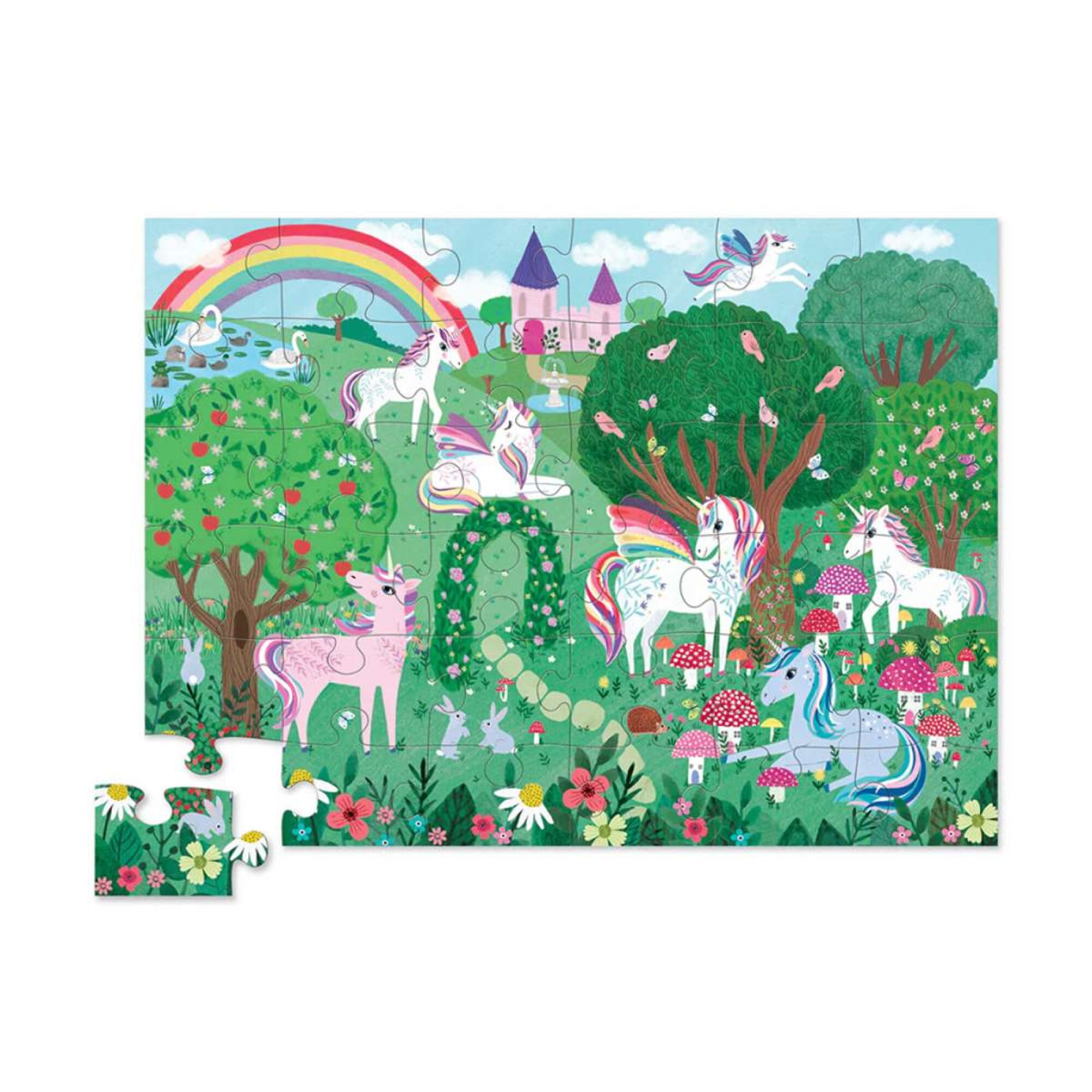 Puzzle Crocodile Creek 36 Piezas 45 x 60 cm - Jardín Unicornios ...