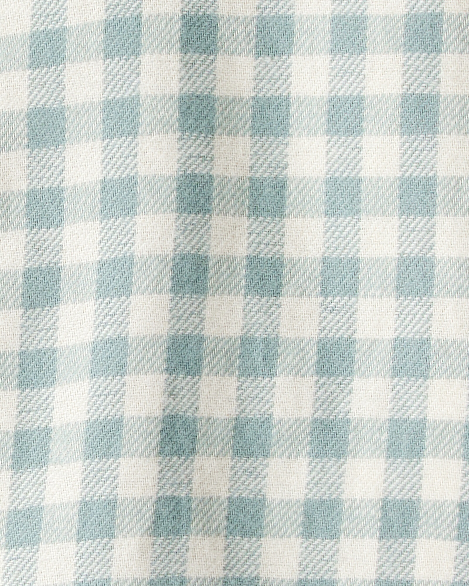 Set dos piezas, enterito jean y camisa de franela Sin color