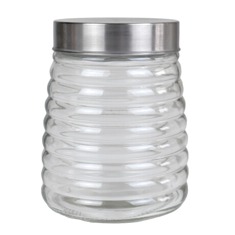 Frasco de vidrio con tapa rosca de metal 600ml Frasco de vidrio con tapa rosca de metal 600ml