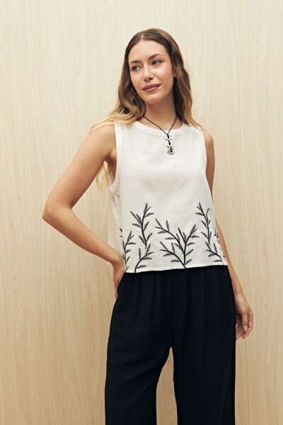 TOP BEXTOR Beige Claro Melange