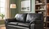 Sillón 100% Cuero - 2 Cuerpos - Monza Negro