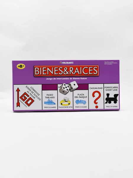 JUEGO BIENES RAICES BLANCO