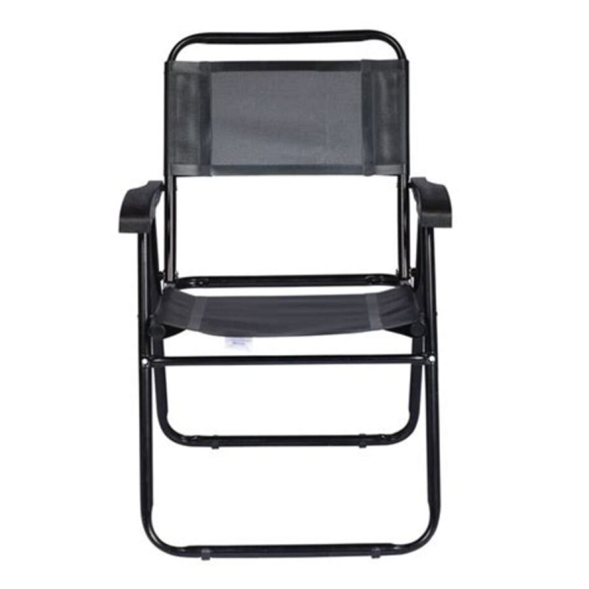 Silla Playera Master Acero Hasta 120Kg 59X56X78Cm - NEGRO 