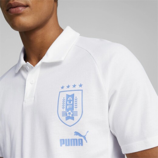 Remera Polo Puma Uruguay Away Blanco S/C