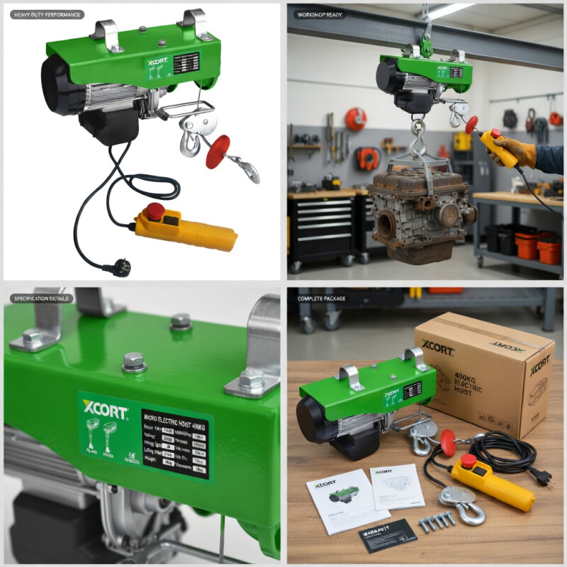 XCORT APAREJO ELECTRICO PROFESIONAL 500KG-1000KG - 2000W Xcort Aparejo Electrico Profesional 500kg-1000kg - 2000w