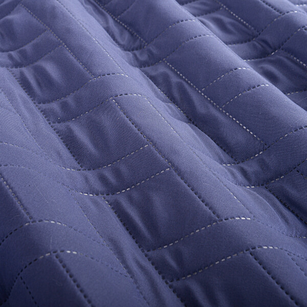 CUBRECAMA AZUL ACERO LANCASTER 2 PLAZAS