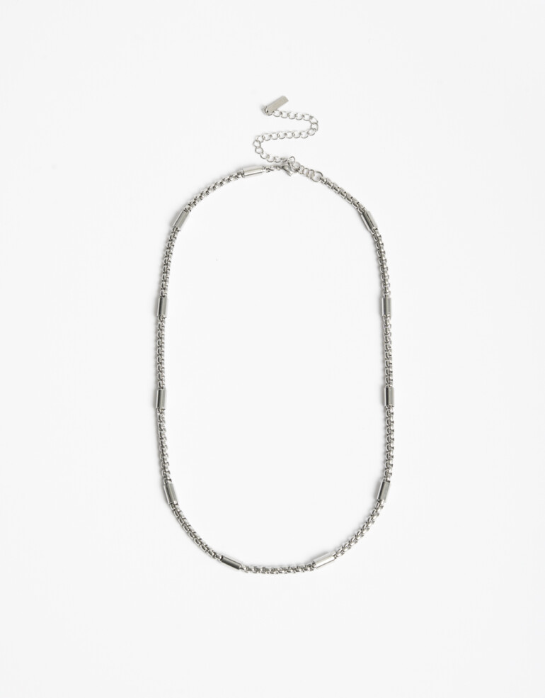 Collares Cortos Metal Collar Corto Men´s Collection - Plateado