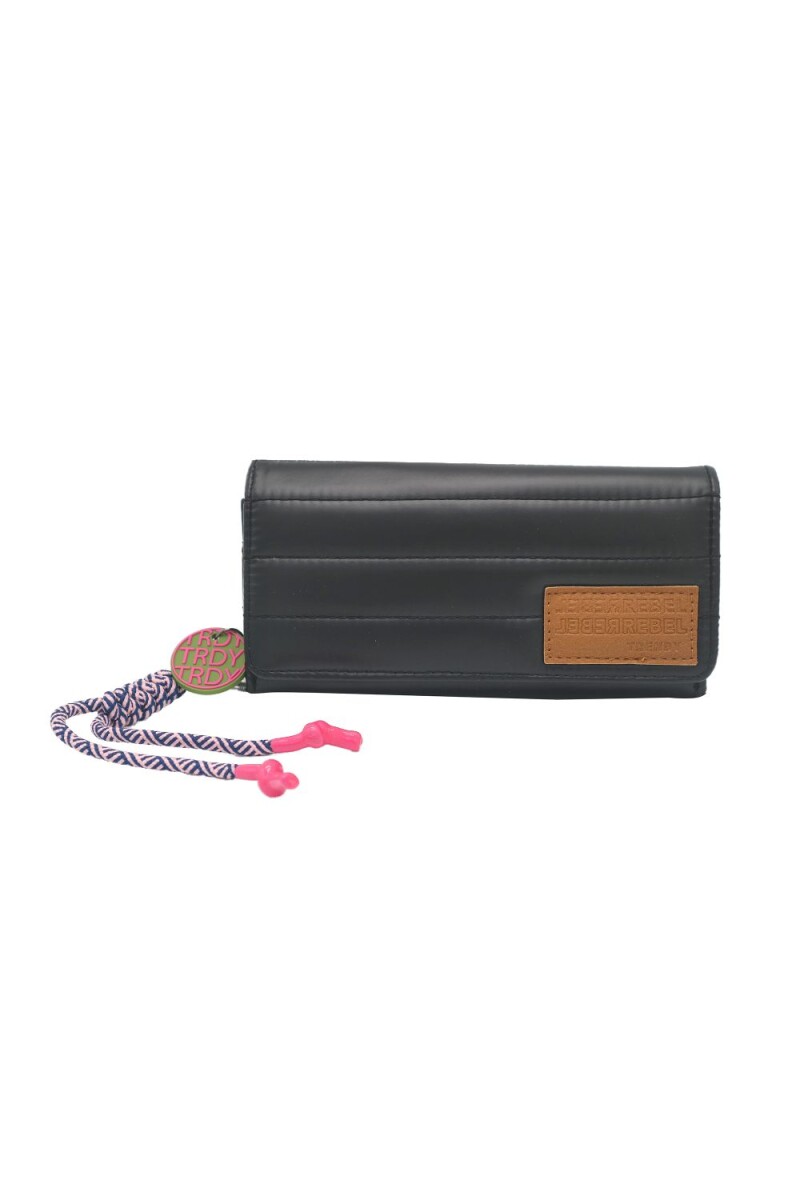 Billetera puffer Negro