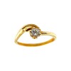 Anillo Solitario-Oro bajo-Piedra Zirconia-AN8077 conpiedra