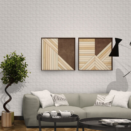 CERAMICA PARA PARED DE 32X57 SIMIL BRICKS BLANCA SERIE PRISMA CERAL BLANCO