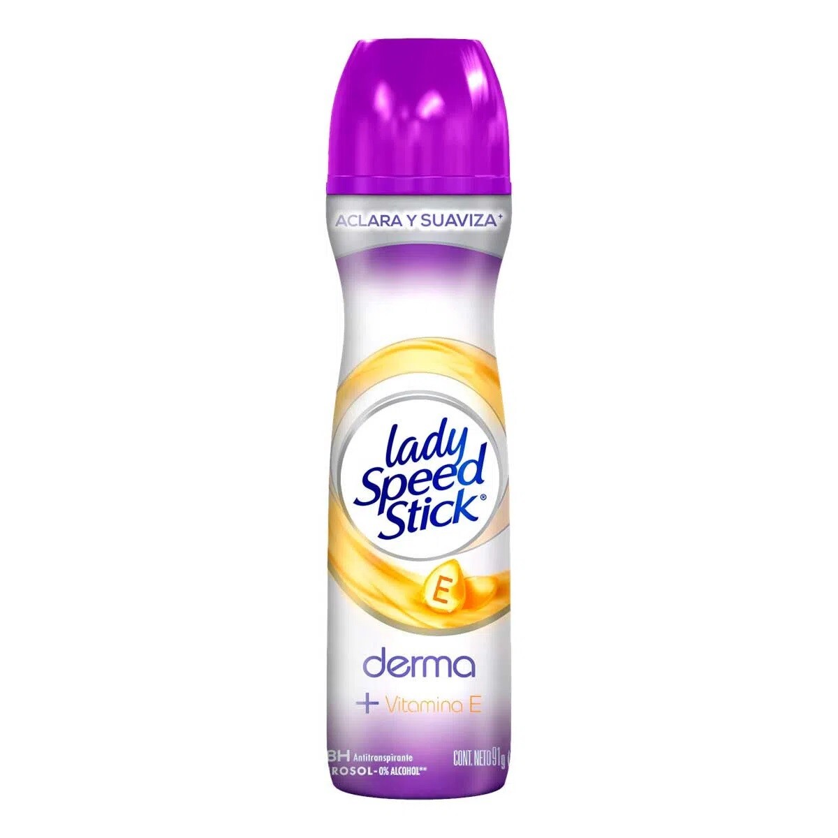 Desodorante Aerosol Lady Speed Stick Derma Vit.e 91grs 