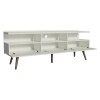 Rack TV Lumax Londres hasta 65" con Cajones y Estantes Blanco