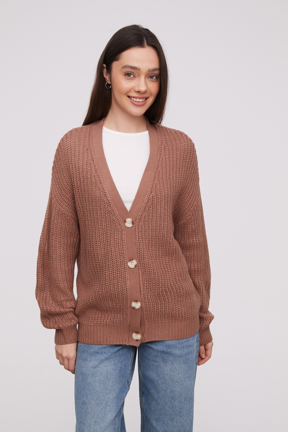 Cardigan Ahualoa Tostado