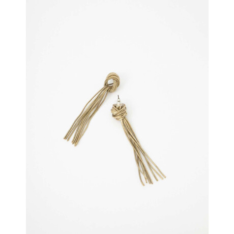 Aros Colgantes De Cadenas Dorado Antique Gold