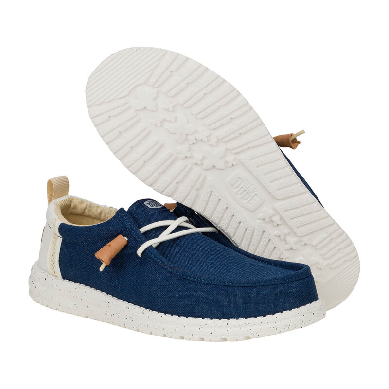 Wally Craft Linen - Hombre Sargasso Blue/white