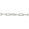 Cadena Force eslabón largo-Plata 925-Sin Piedra-CD3065 sinpiedra