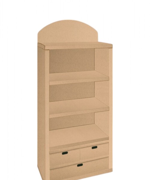 Biblioteca carton 70x35x142,5 cm. - MADERA Biblioteca carton 70x35x142,5 cm. - MADERA