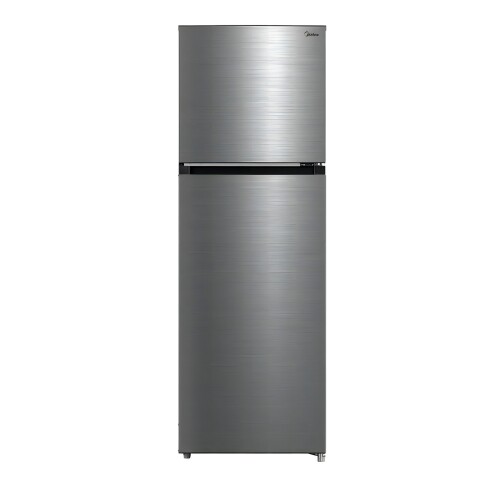Heladera con freezer Midea MDRT385MTR03 color plateado con capacidad de 281L Heladera Con Freezer Midea Mdrt385mtr03 Color Plateado Con Capacidad De 281l