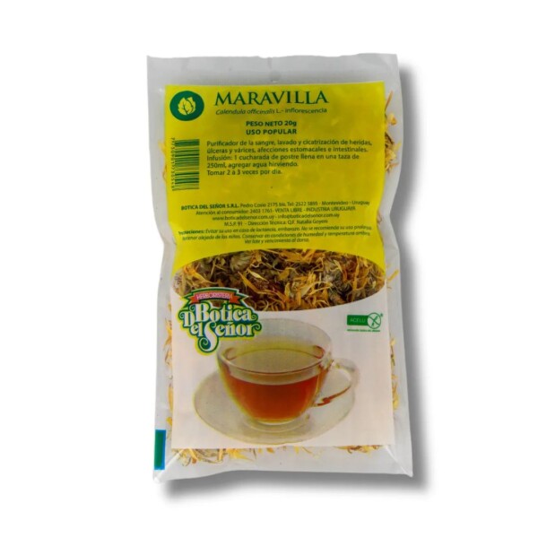 Maravilla(Caléndula) 20gs - La Botica del Señor Maravilla(Caléndula) 20gs - La Botica del Señor