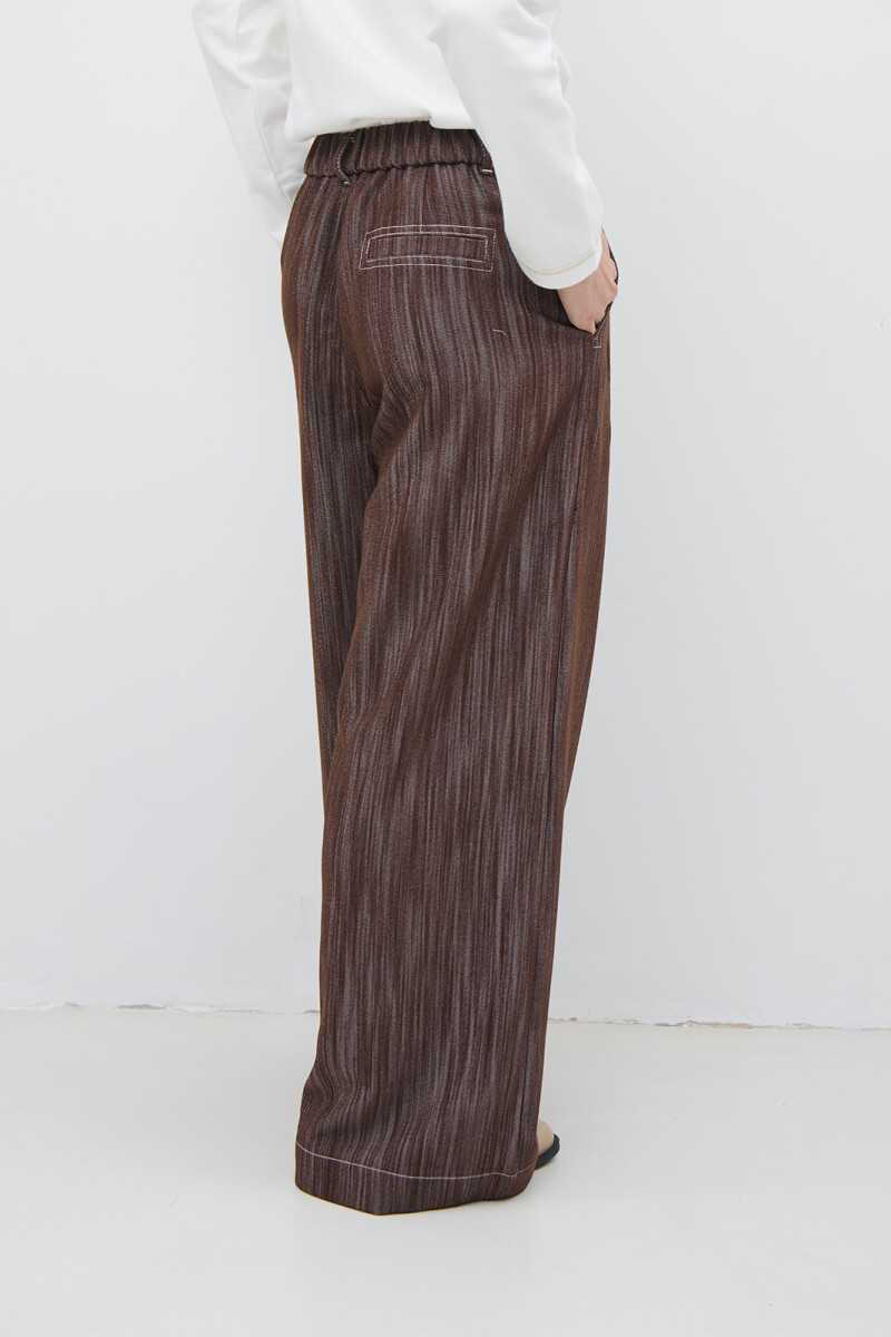 PANTALON JEAN VERTIGO MARRON