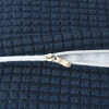 Funda sillón 3 cuerpos lisa azul