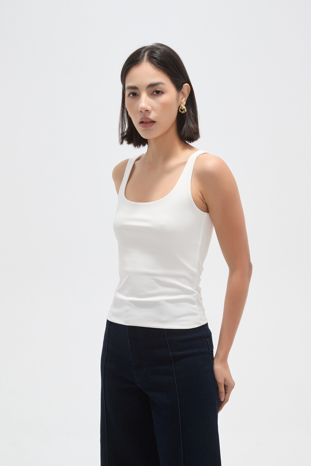 Musculosa Mintas Marfil / Off White