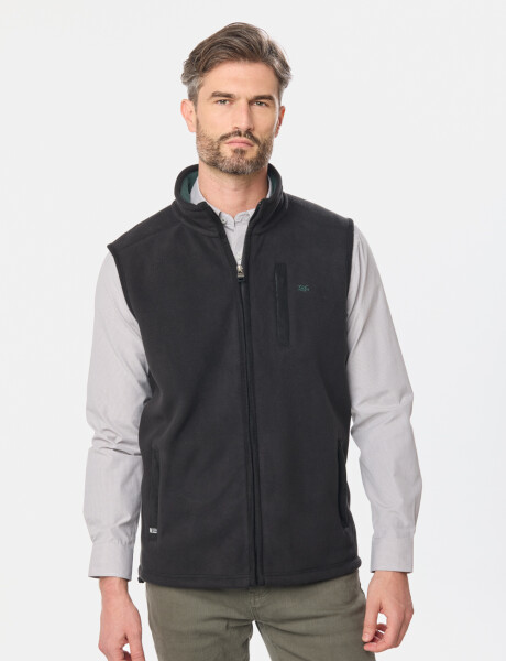 CHALECO POLAR DE ABRIGO Negro