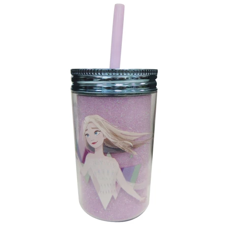 Frasco Infantil con Sorbito y Brillantina 370 Ml Frozen 001