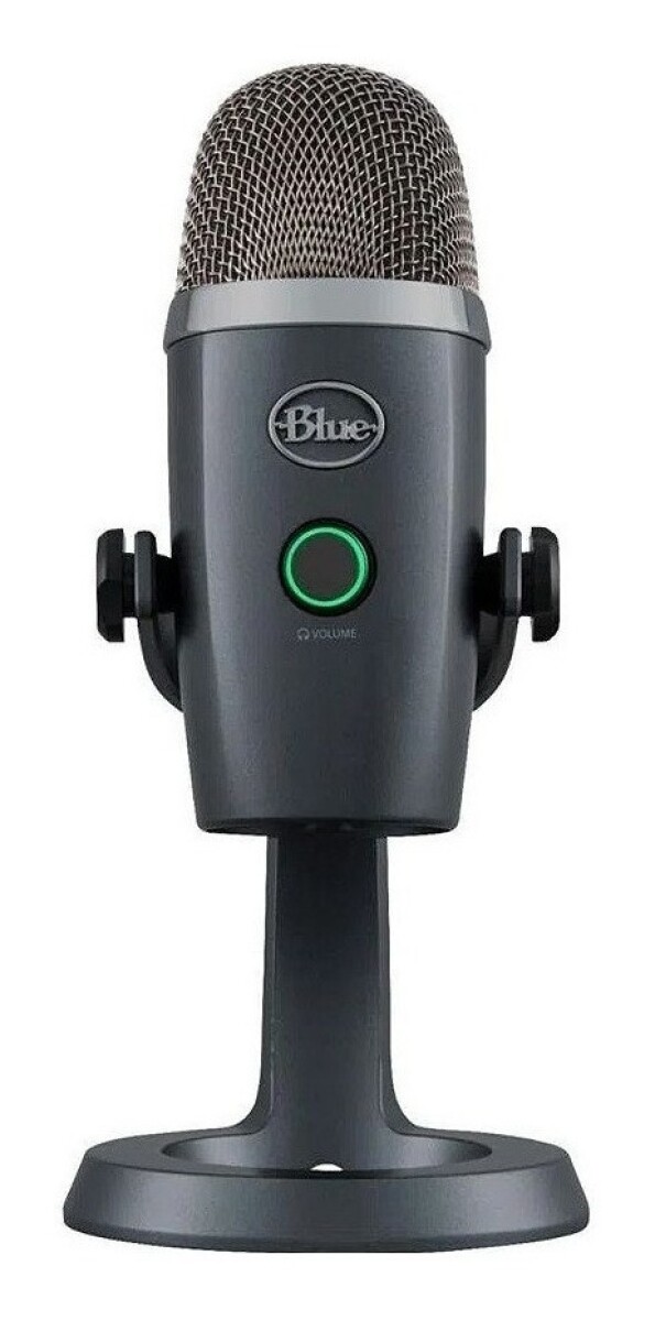 Micrófono Blue Yeti Nano Condensador Omnidireccional Y Cardioide Shadow Grey 