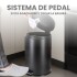 Cesto de basura 12 Litros Tacho Residuos Papelera Extraíble Acero Inoxidable Imback Color Negro Cesto de basura 12 Litros Tacho Residuos Papelera Extraíble Acero Inoxidable Imback Color Negro