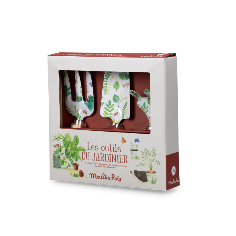 Juego de 3 herramientas de jardinería Le Jardin de Moulin Roty Juego de 3 herramientas de jardinería Le Jardin de Moulin Roty