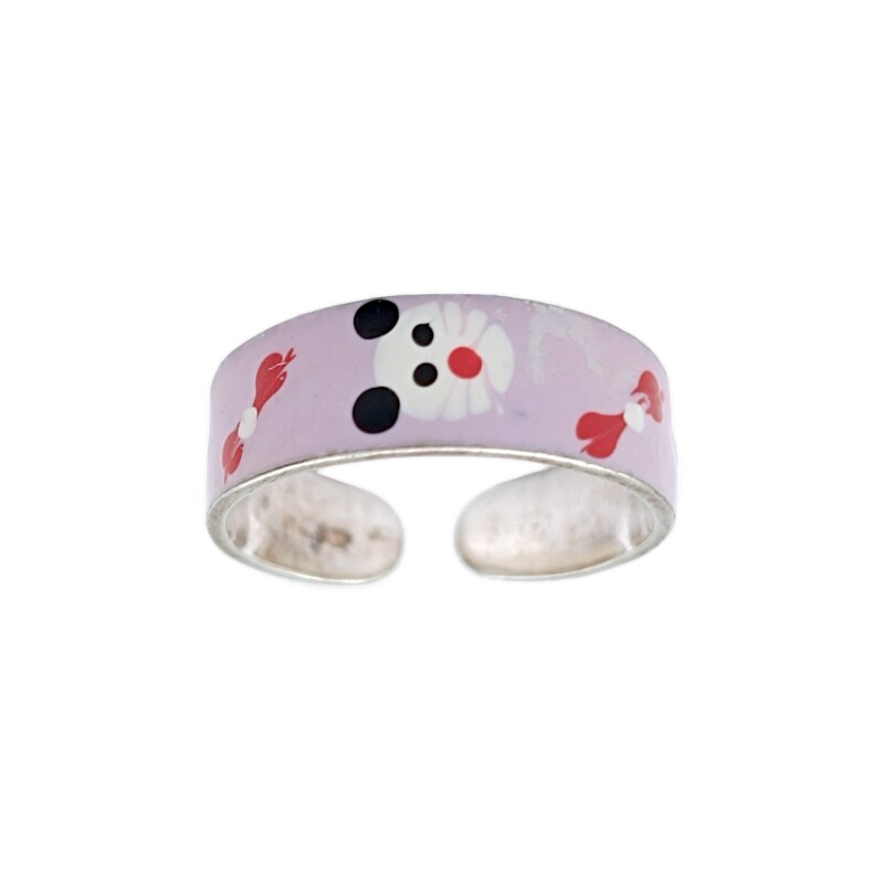 Anillo Panda Niño-Plata 925-Sin Piedra-AN3902 sinpiedra