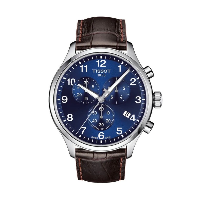 Reloj Tissot T1166171604700 para hombre con correa de cuero Azul