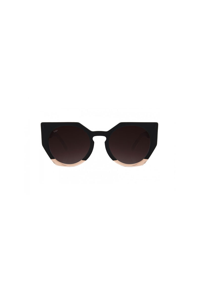 Tiwi Venus - Bicolour Black / Pink With Burgundy Lenses 