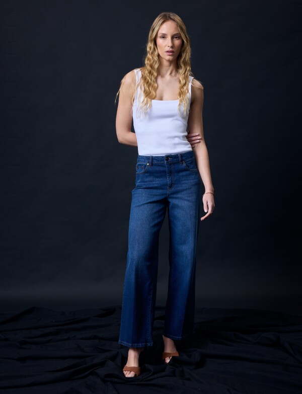 Jean Wide Leg JEAN OSCURO