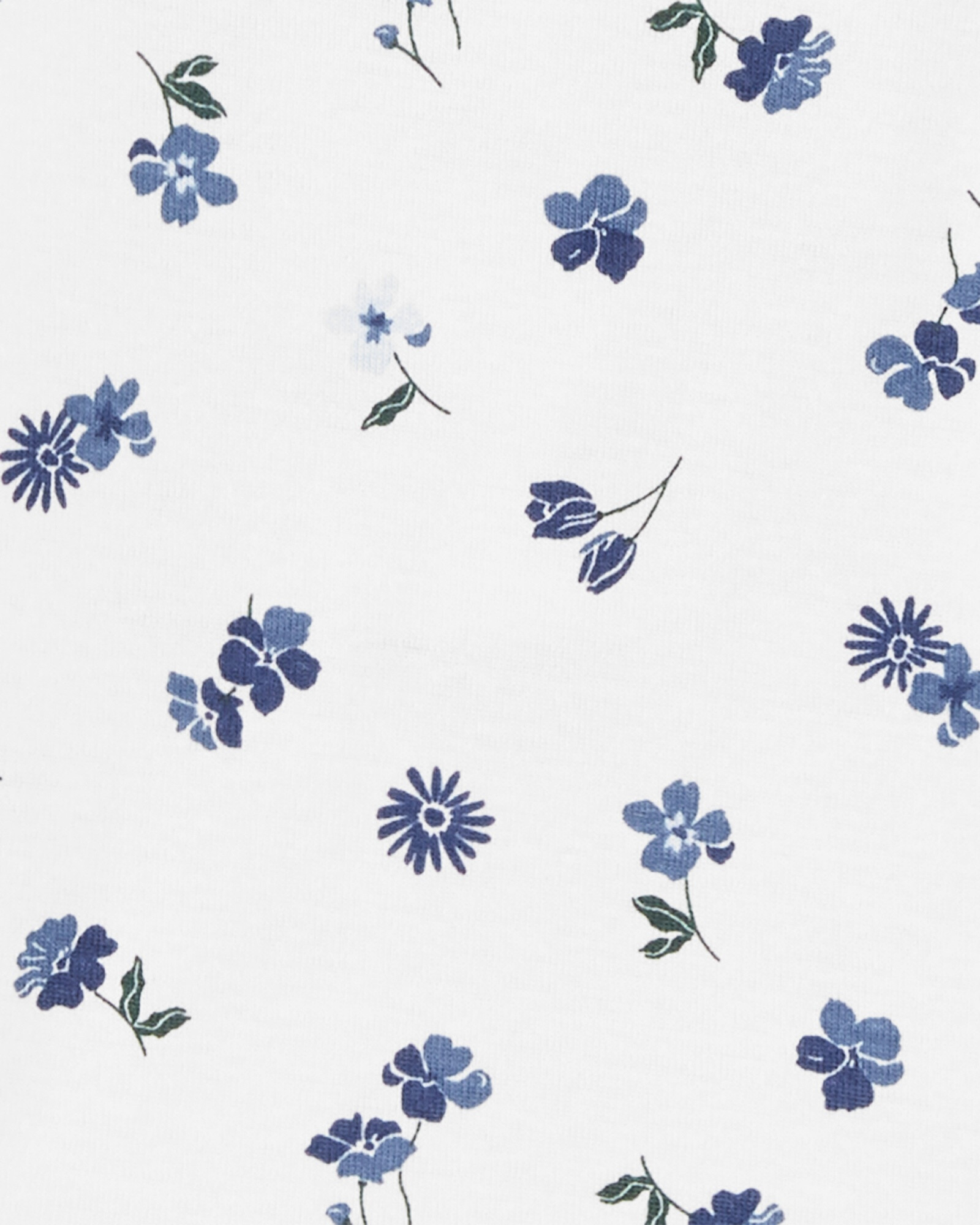 Pack tres bodies de algodón, manga larga, diseños florales Sin color