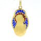 Medalla Virgen En Oro 18K Y Esmalte Traslúcido Medalla Virgen En Oro 18K Y Esmalte Traslúcido