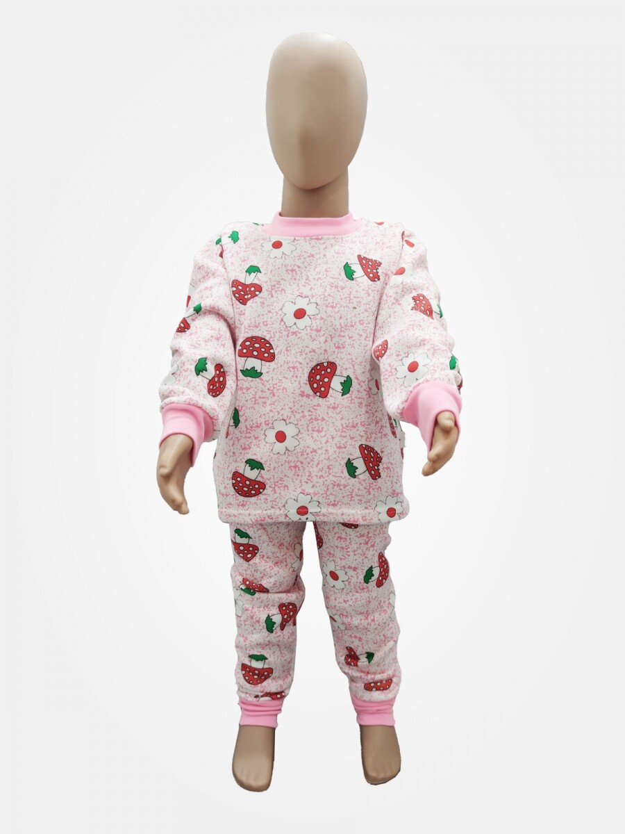 Pijama infantil Dulces - Hongos Rojos 