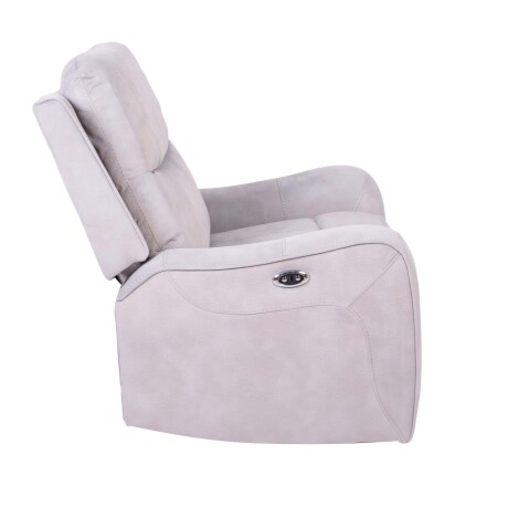 RECLINABLE ELÉCTRICO TELA NATURAL-BEIGE INA BEIGE