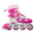 Patines Rollers Extensibles Calidad Colores Infantil Niños Variante Color Fucsia Talle 39-42