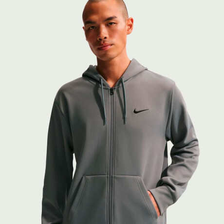 Campera Nike Dri-Fit Uv Flex Fleece Hyverse Con cierre de Hombre Gris