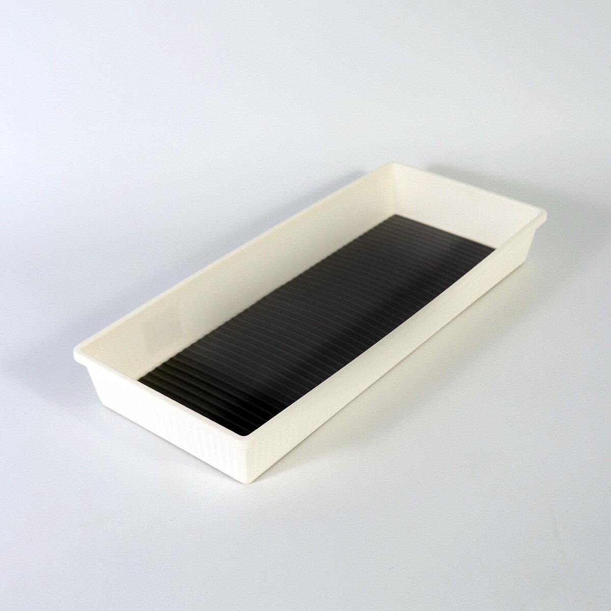 BADEJA RECT PLAST BLANCO 41X17X5CM 