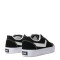 Championes Unisex PONY Casual Lona Gamuza Negro - Blanco