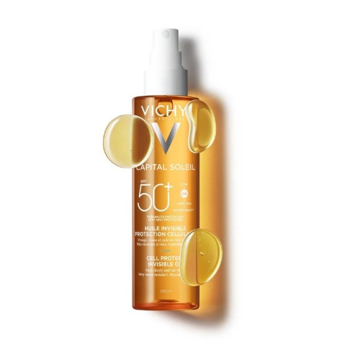 Vichy Capital Soleil aceite invisible FPS50+ 200 ml 