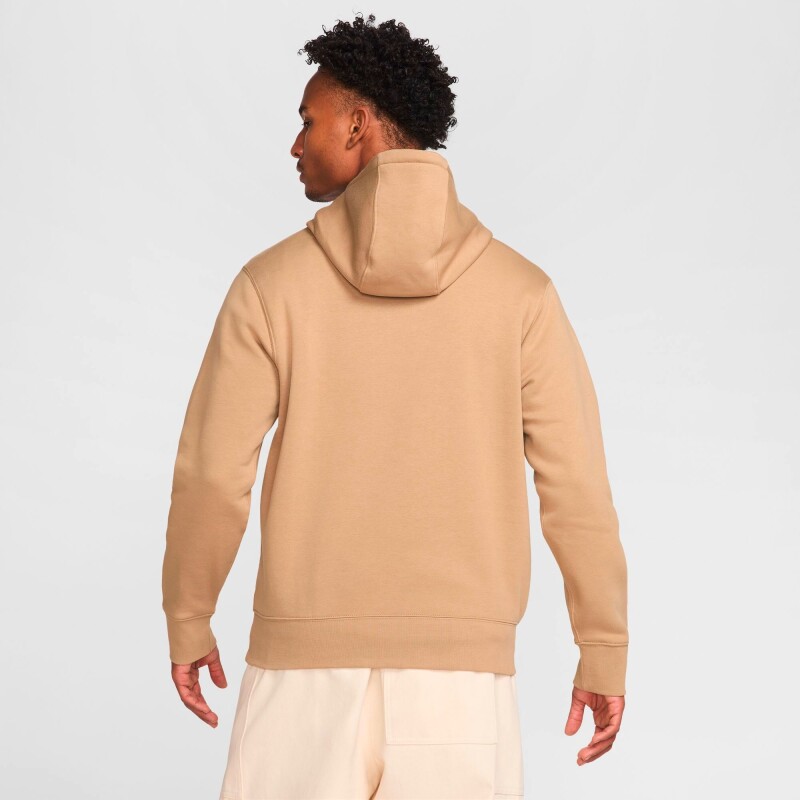 Abrigo Nike Club de Hombre Crema