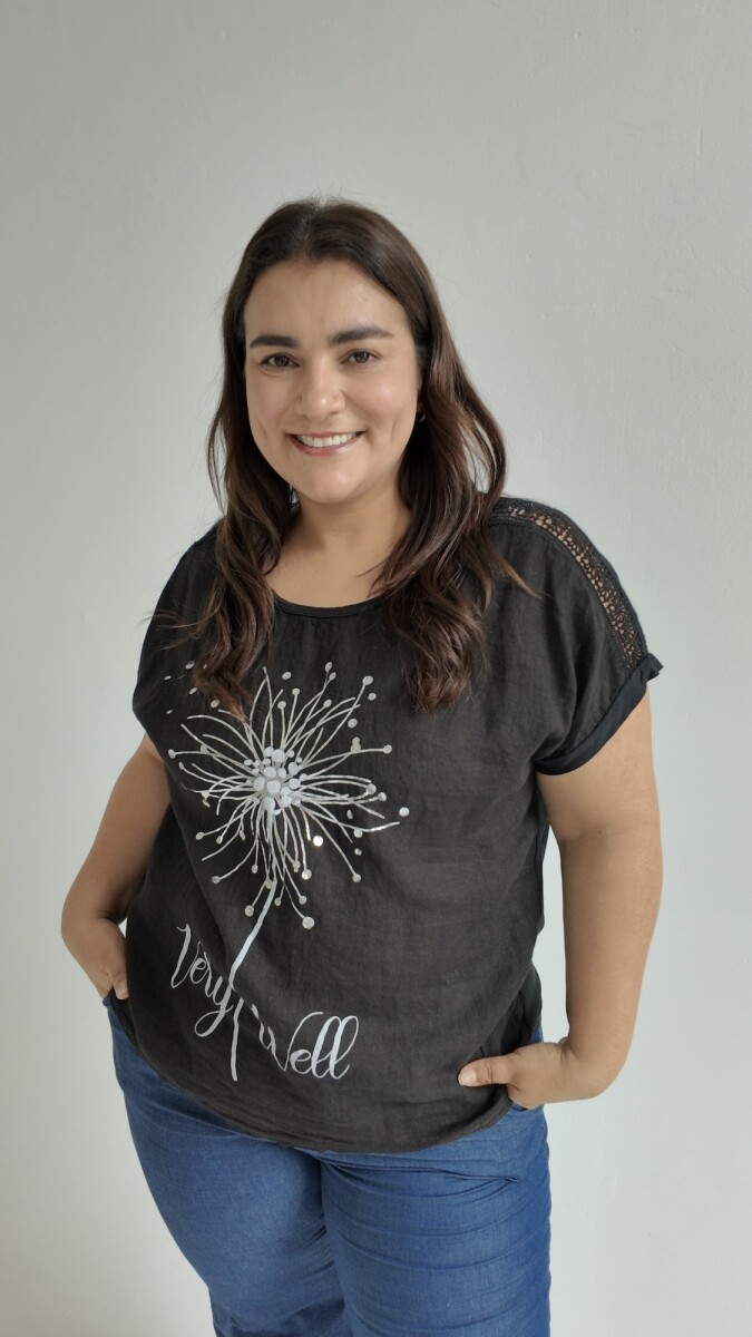 Remera Anabell - Negro 