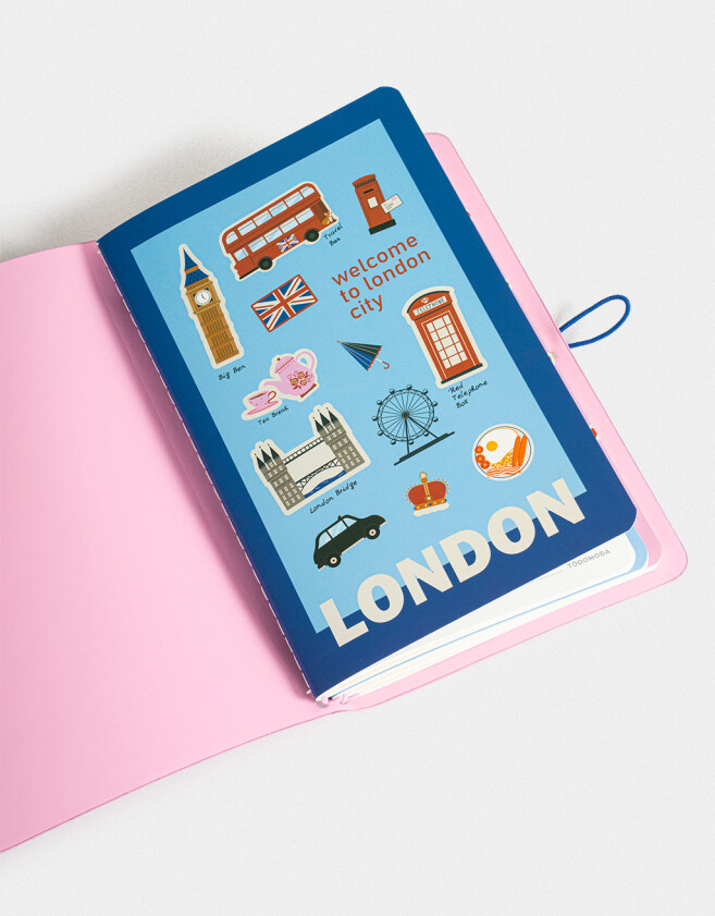 Anotadores Cuadernos y Memos PU Set De Libretas "k Pop" - Combinacion Multicolor