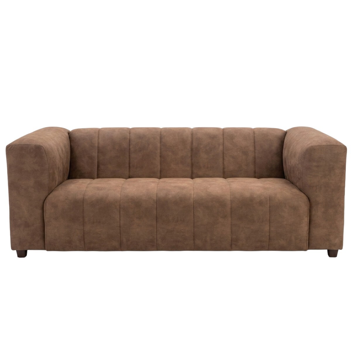 SOFA 3 PUESTOS SLICES- 402254 MARRON OSCURO(CD) 