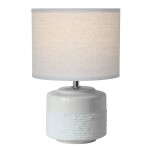 LAMPARA DE MESA CERAMICA D20x31CM SISAL BLANCO LAMPARA DE MESA CERAMICA D20x31CM SISAL BLANCO